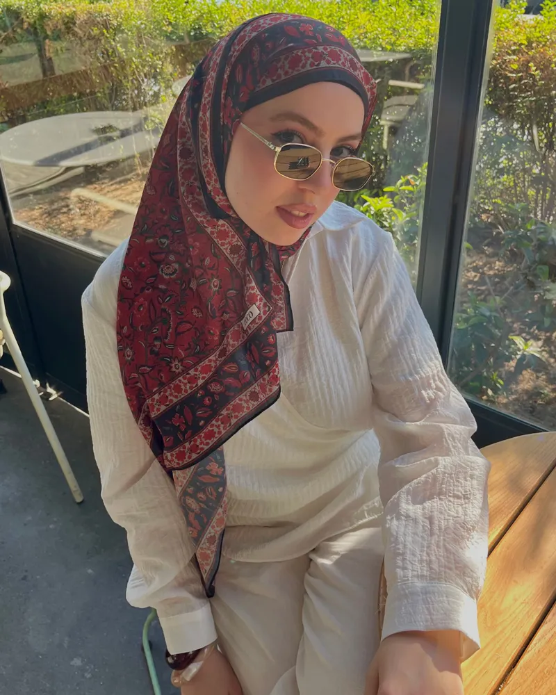 Sahra Gecesi Silk Nomads Vual İpek Şal · görsel 3
