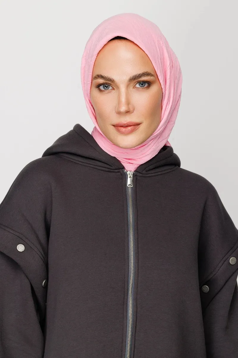 Şeker Pembe Bambu Eşarp