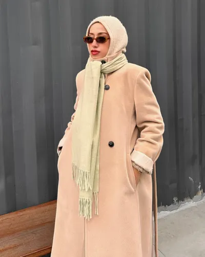 Soft Yeşil İthal Kaşmir Atkı · Soft Yeşil İthal