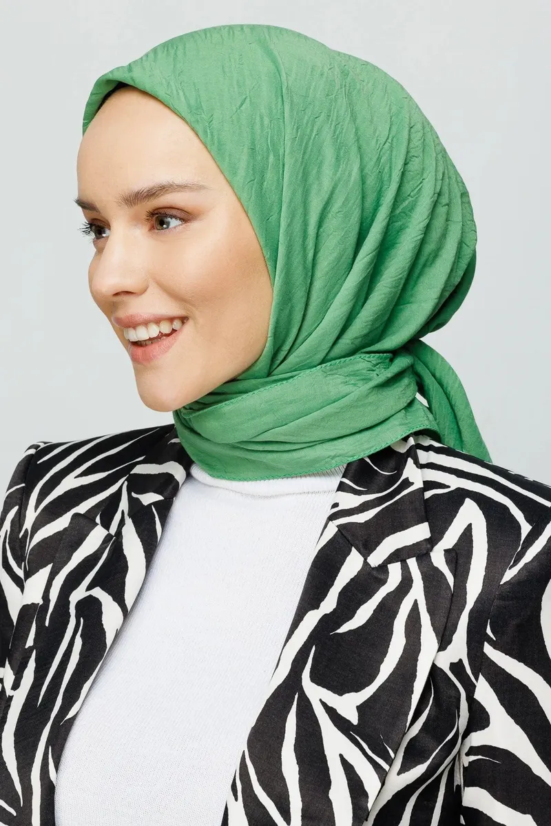 Su Yeşili Bambu Eşarp