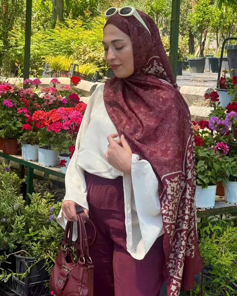 Şule'nin Tarçın Kabuk & İnci Taşı Saraylı Desen Şal Tercihi - 11