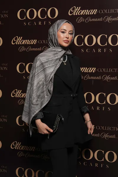 İnci & Siyah Hürrem Desen Şal - 66 · İnci