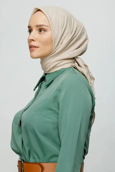 Taş Bambu Eşarp · Taş
