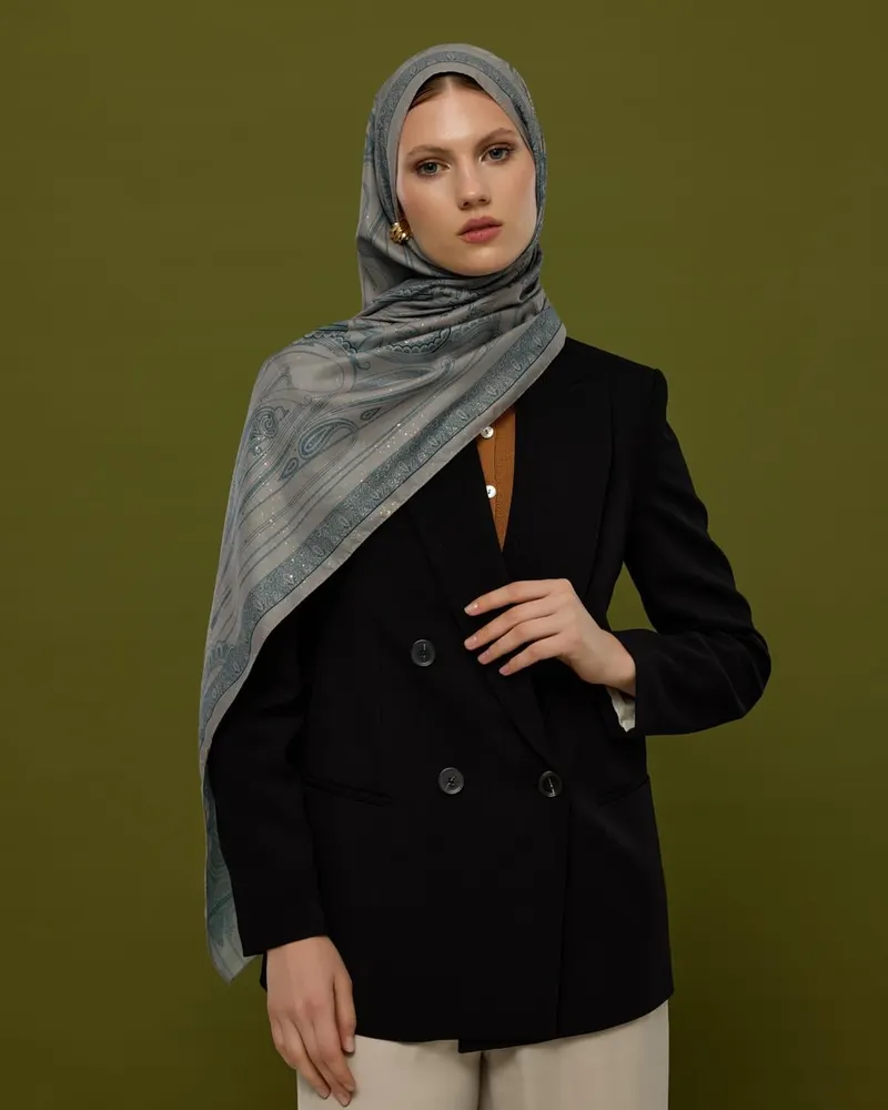Taş & Gece Hürrem Desen Şal - 58
