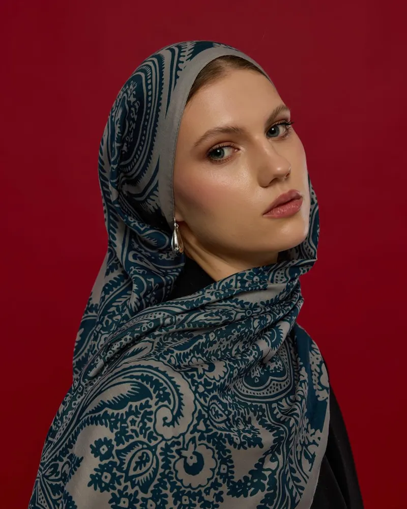 Taş & Gece Sultani Desen Şal - 58 · görsel 2