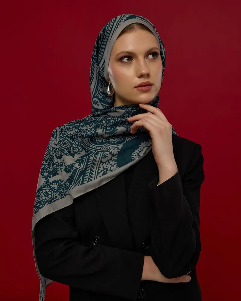 Taş & Gece Sultani Desen Şal - 58 · görsel 4