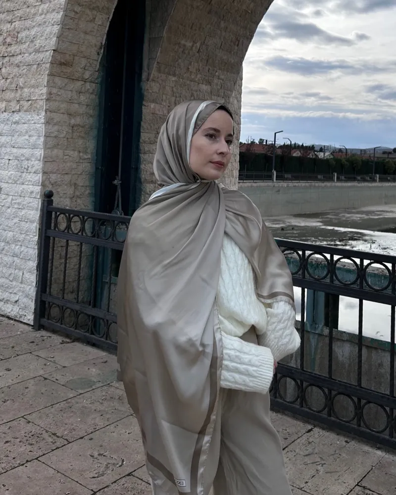 Vizon Degrade Desen Şal