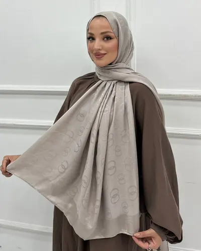 Vizon Imannoor Luna Desen Pamuk Jakar Şal · Vizon Imannoor
