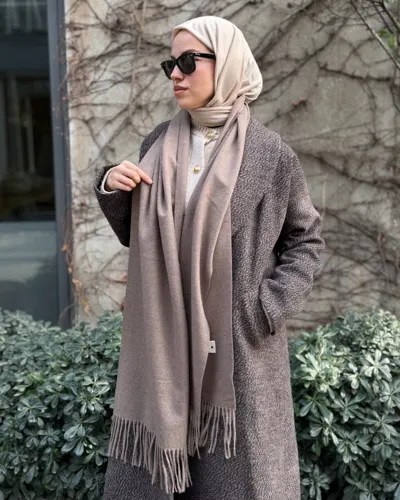 Vizon İthal Kaşmir Atkı · Vizon İthal